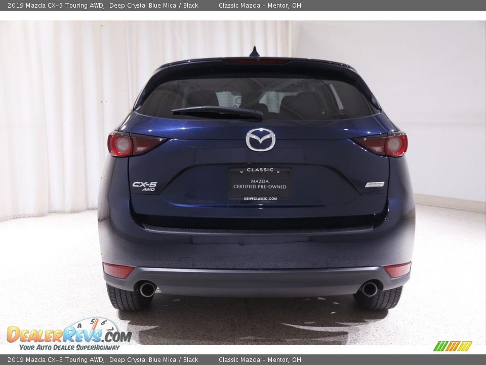 2019 Mazda CX-5 Touring AWD Deep Crystal Blue Mica / Black Photo #17