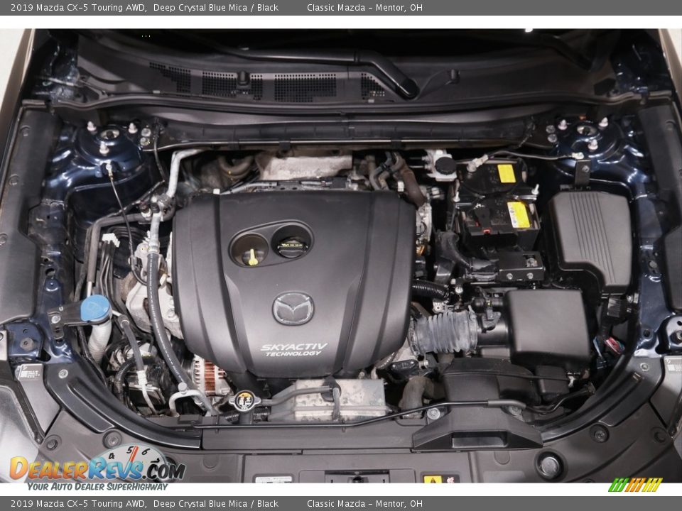2019 Mazda CX-5 Touring AWD Deep Crystal Blue Mica / Black Photo #18