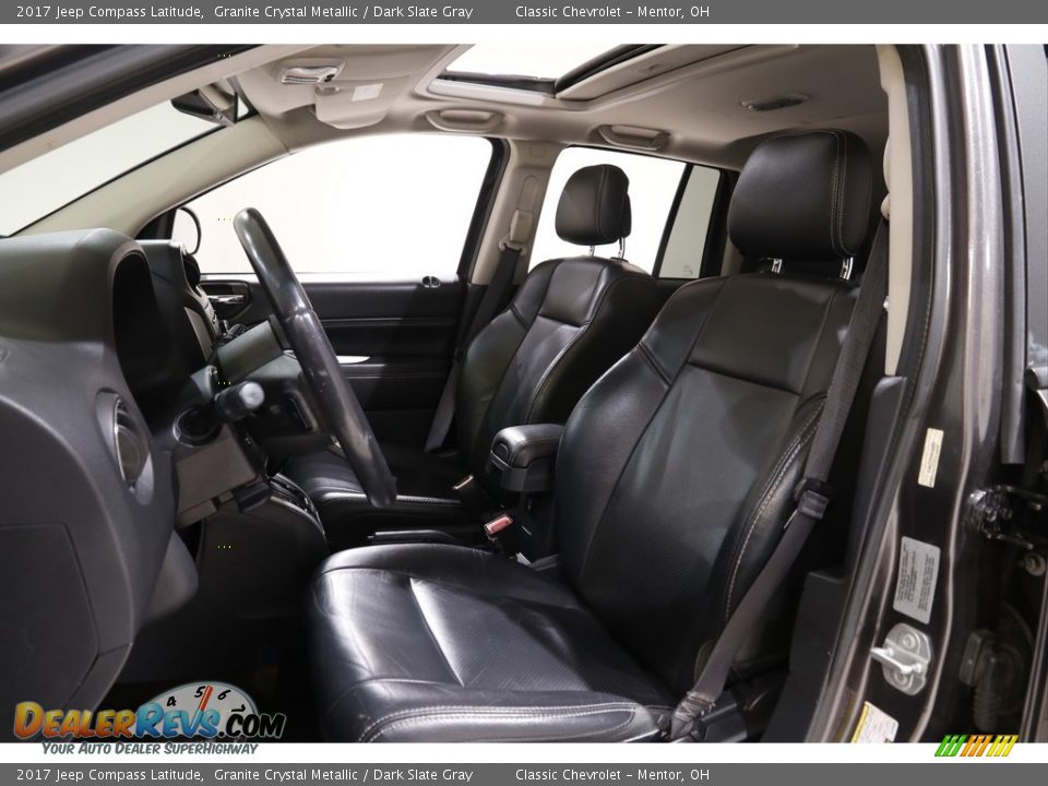 Front Seat of 2017 Jeep Compass Latitude Photo #5