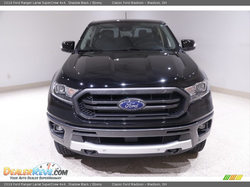 2019 Ford Ranger Lariat SuperCrew 4x4 Shadow Black / Ebony Photo #2