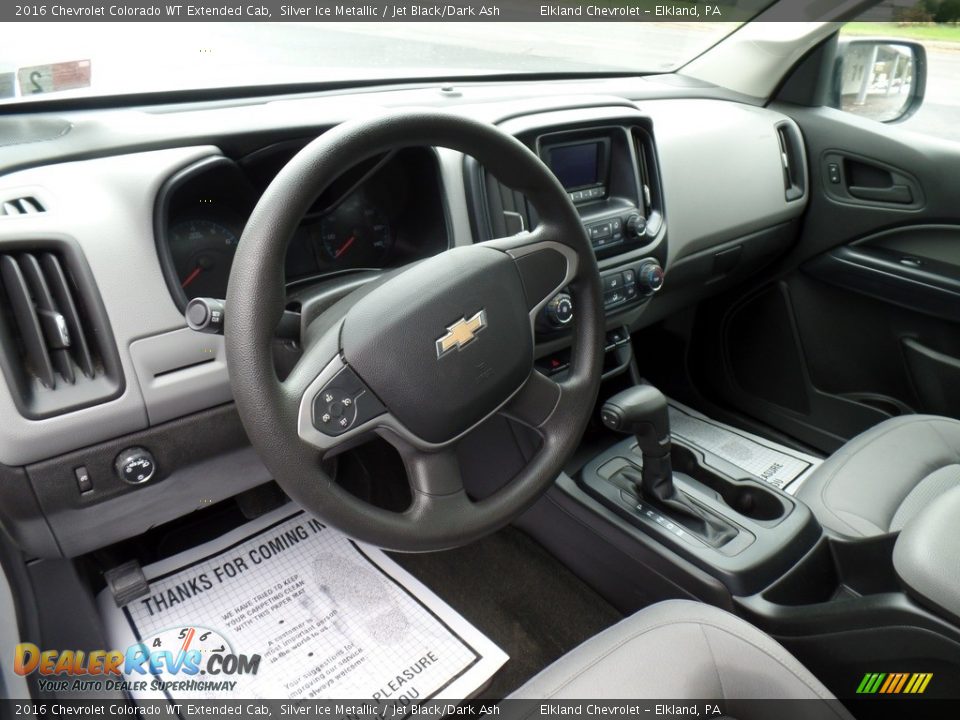 2016 Chevrolet Colorado WT Extended Cab Silver Ice Metallic / Jet Black/Dark Ash Photo #18