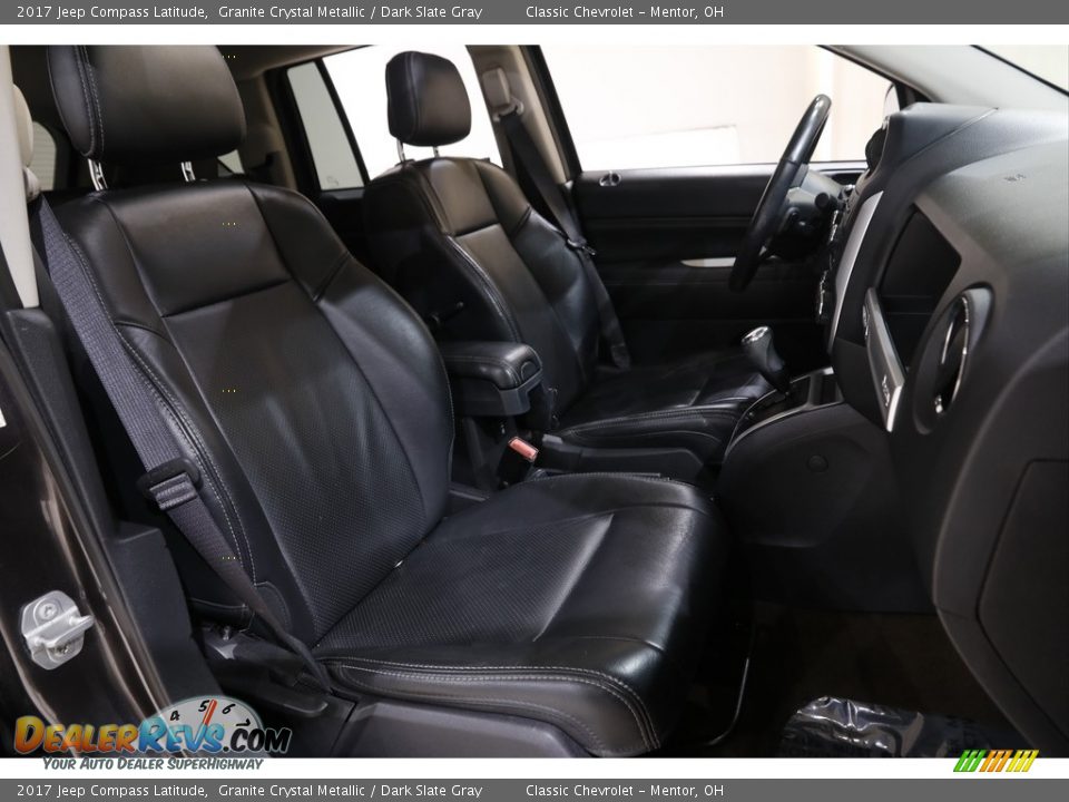 Front Seat of 2017 Jeep Compass Latitude Photo #11