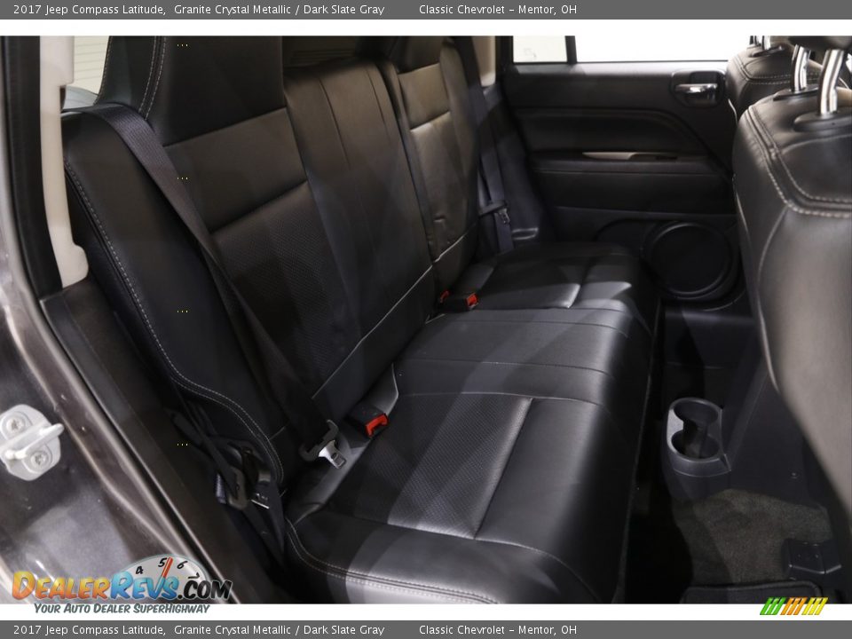 Rear Seat of 2017 Jeep Compass Latitude Photo #12