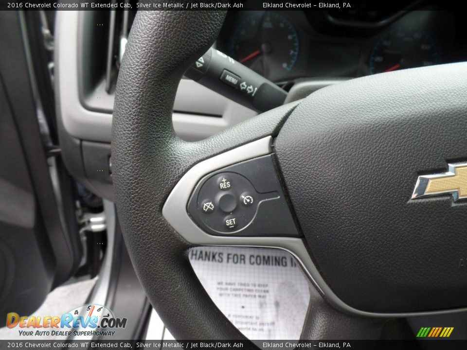 2016 Chevrolet Colorado WT Extended Cab Steering Wheel Photo #20