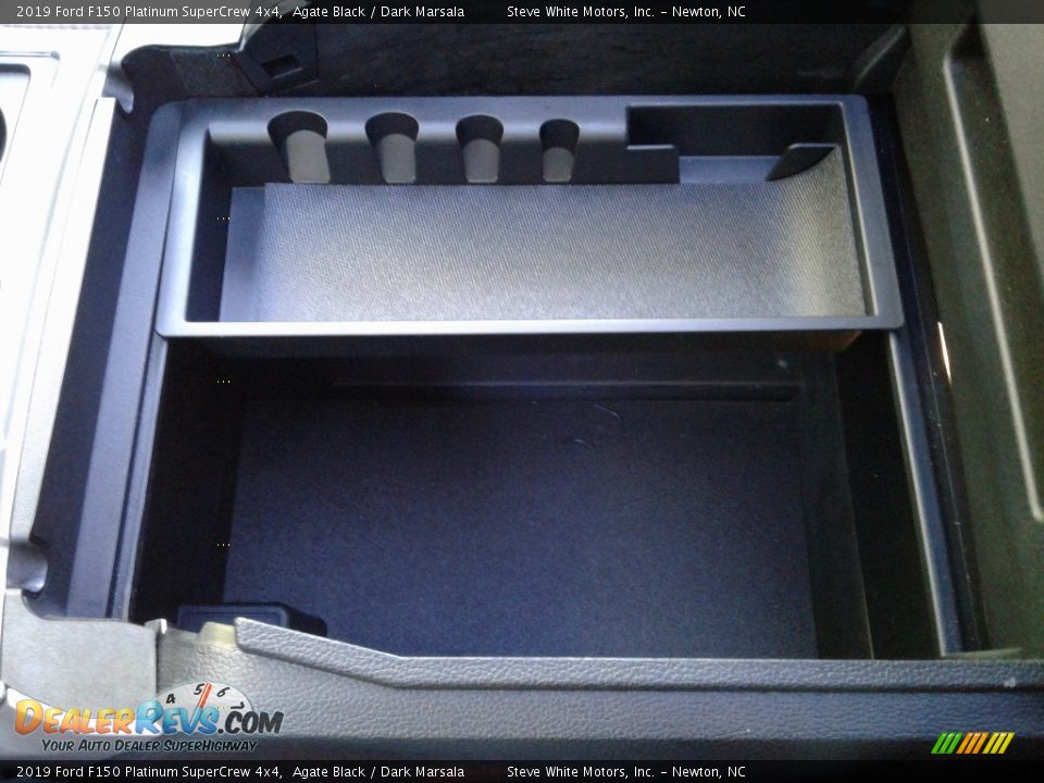 2019 Ford F150 Platinum SuperCrew 4x4 Agate Black / Dark Marsala Photo #35