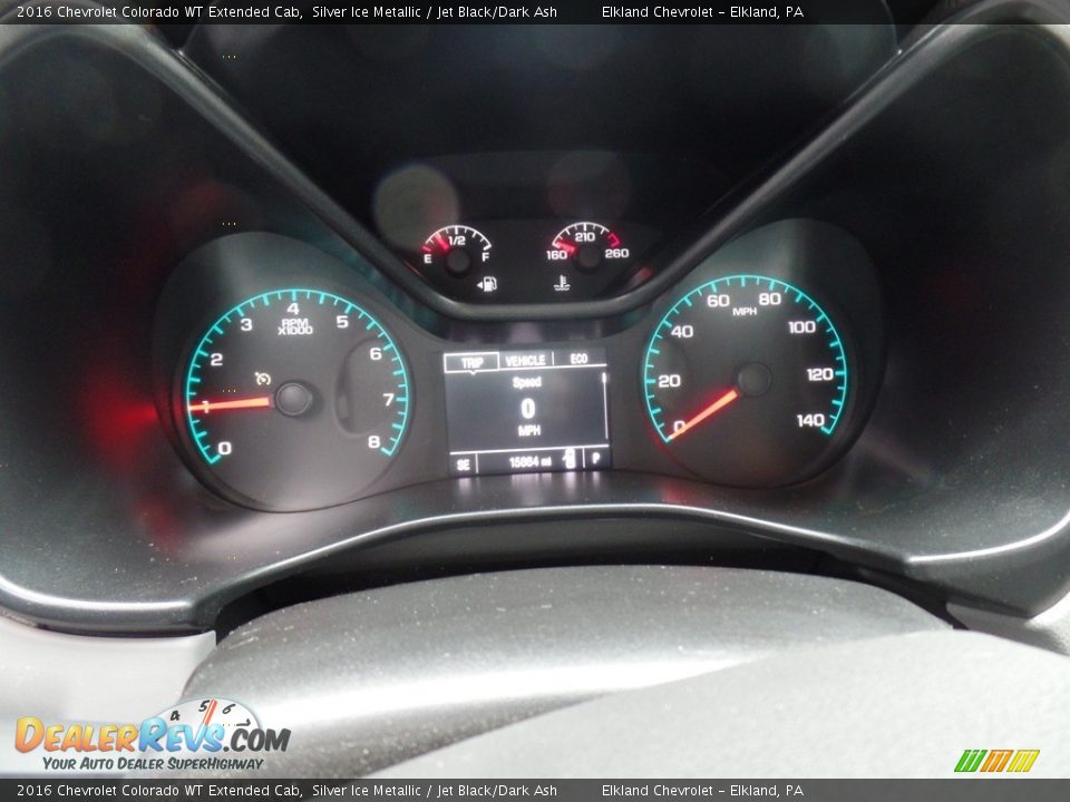 2016 Chevrolet Colorado WT Extended Cab Gauges Photo #22