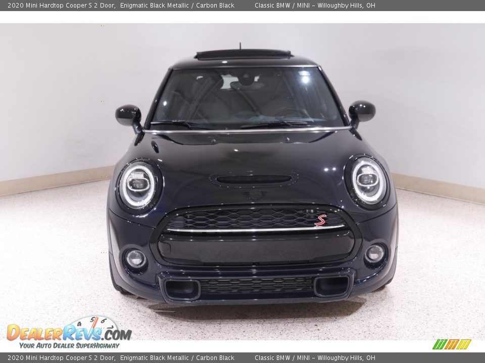 2020 Mini Hardtop Cooper S 2 Door Enigmatic Black Metallic / Carbon Black Photo #2