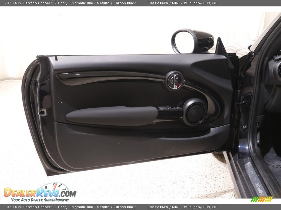 2020 Mini Hardtop Cooper S 2 Door Enigmatic Black Metallic / Carbon Black Photo #4