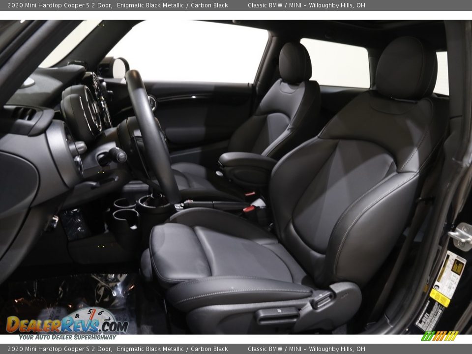 2020 Mini Hardtop Cooper S 2 Door Enigmatic Black Metallic / Carbon Black Photo #5