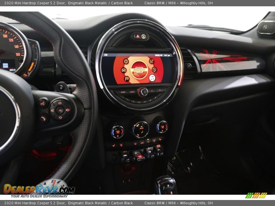2020 Mini Hardtop Cooper S 2 Door Enigmatic Black Metallic / Carbon Black Photo #9