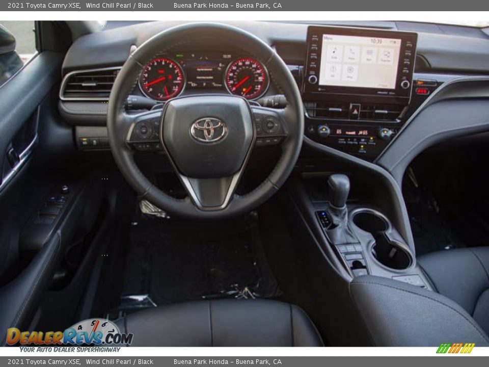 2021 Toyota Camry XSE Wind Chill Pearl / Black Photo #5