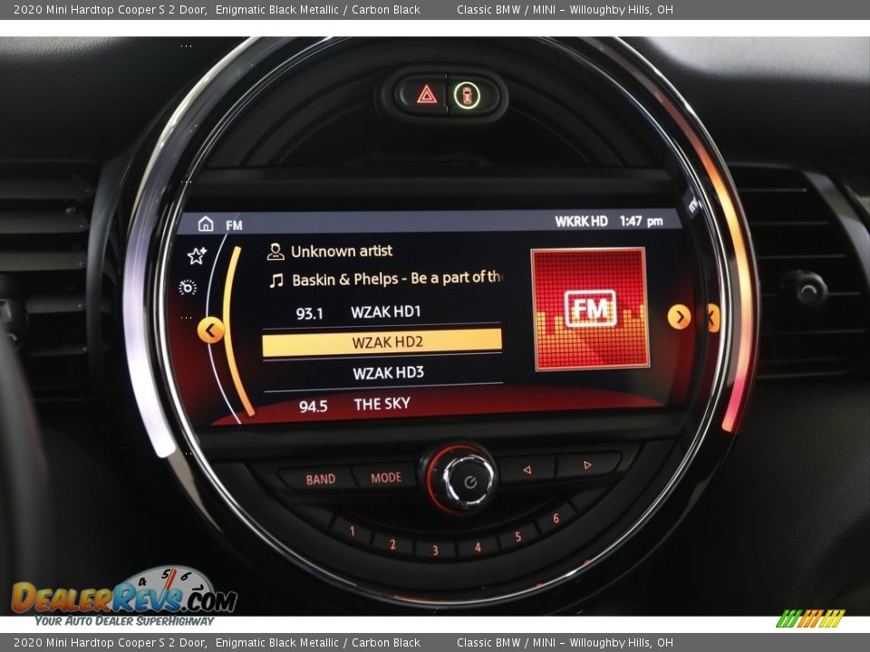 2020 Mini Hardtop Cooper S 2 Door Enigmatic Black Metallic / Carbon Black Photo #10