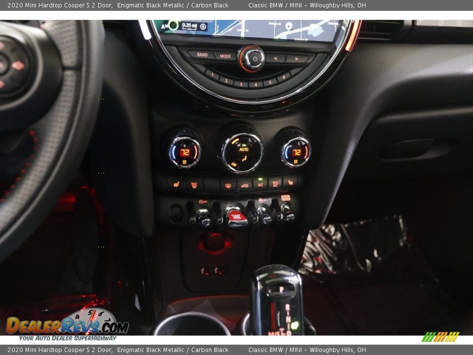 2020 Mini Hardtop Cooper S 2 Door Enigmatic Black Metallic / Carbon Black Photo #13
