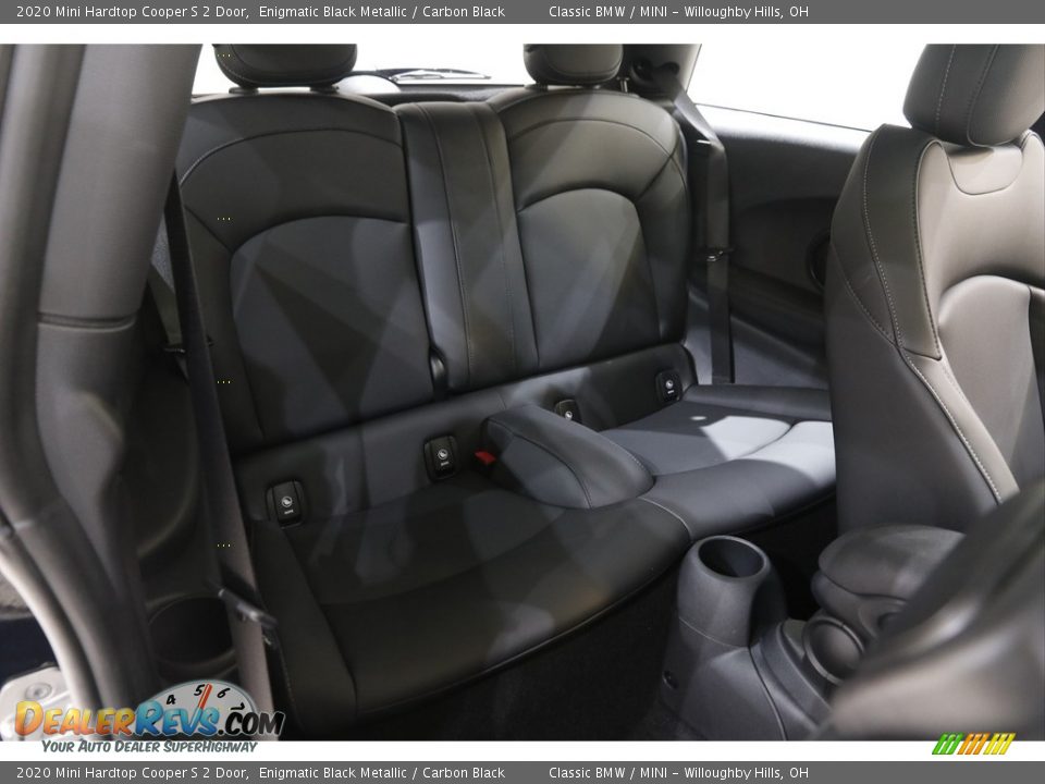 2020 Mini Hardtop Cooper S 2 Door Enigmatic Black Metallic / Carbon Black Photo #16