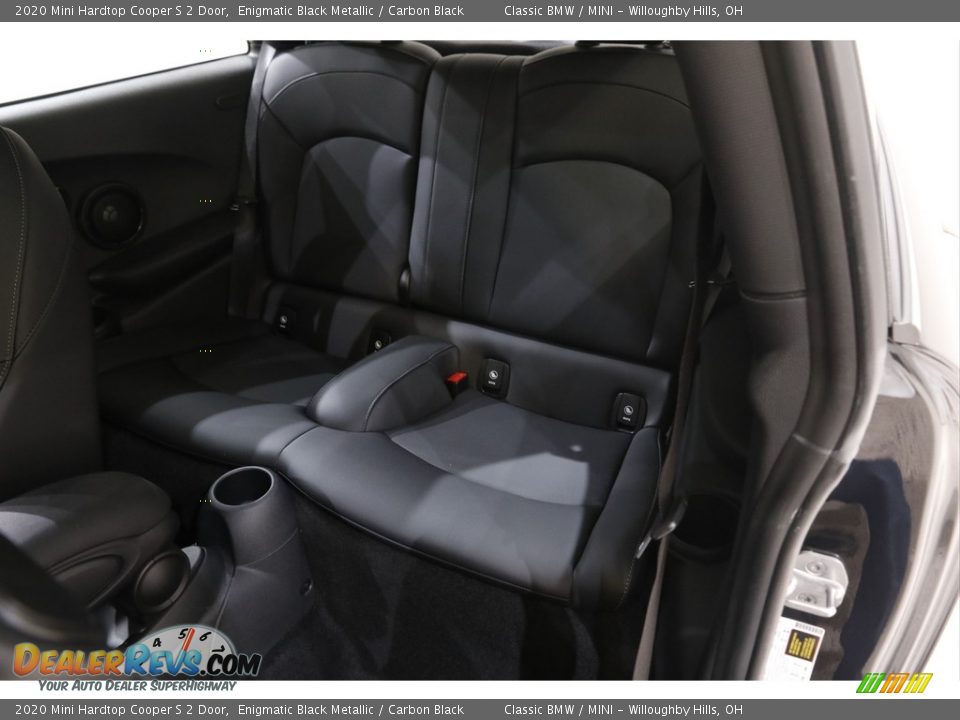 2020 Mini Hardtop Cooper S 2 Door Enigmatic Black Metallic / Carbon Black Photo #17