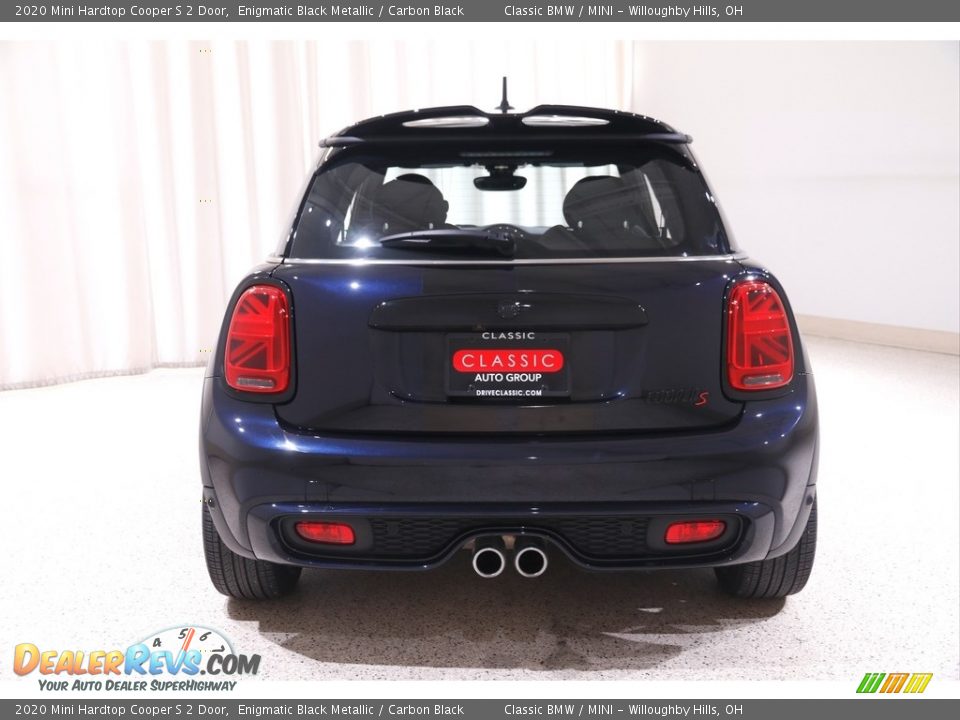 2020 Mini Hardtop Cooper S 2 Door Enigmatic Black Metallic / Carbon Black Photo #18