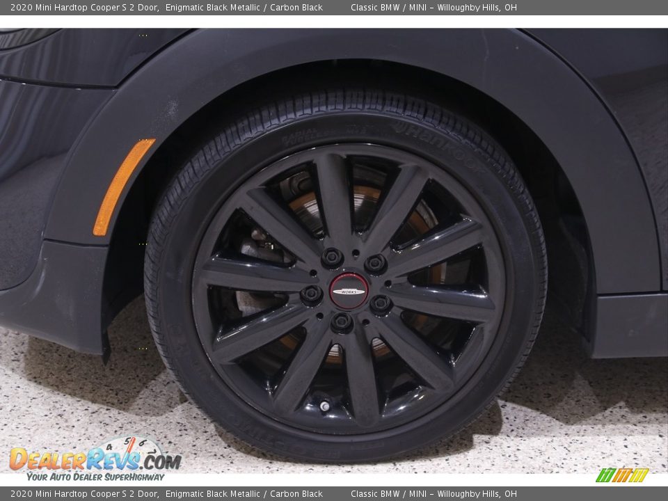 2020 Mini Hardtop Cooper S 2 Door Enigmatic Black Metallic / Carbon Black Photo #20