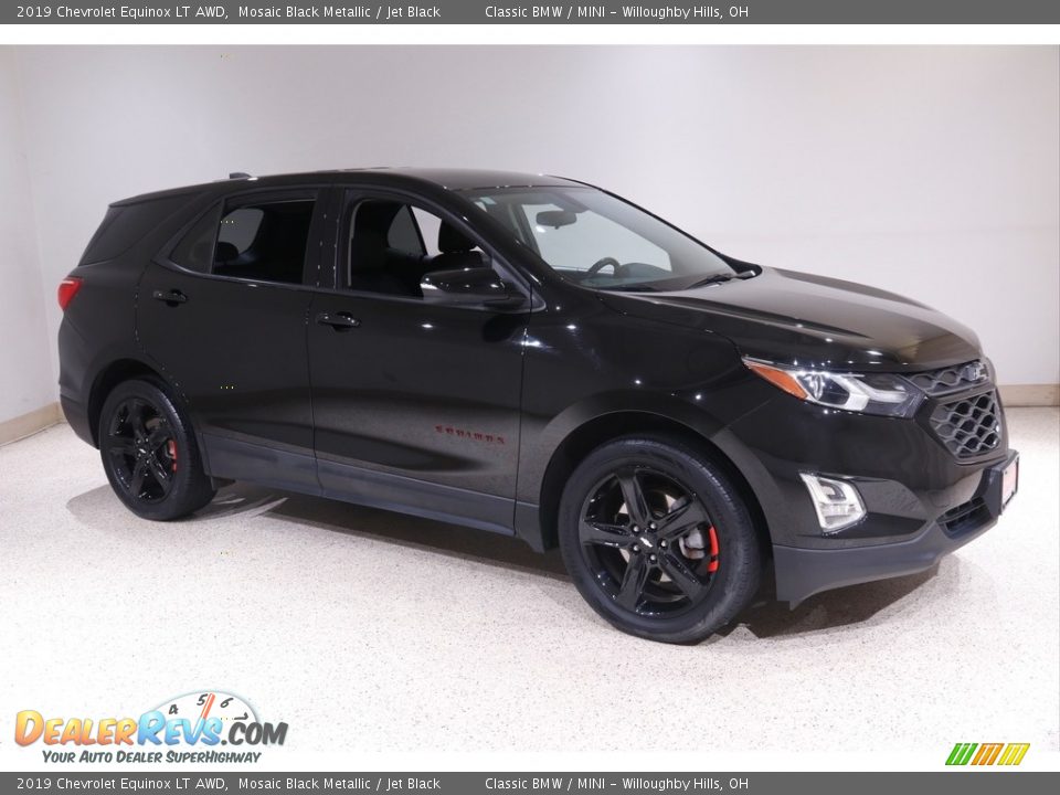 2019 Chevrolet Equinox LT AWD Mosaic Black Metallic / Jet Black Photo #1