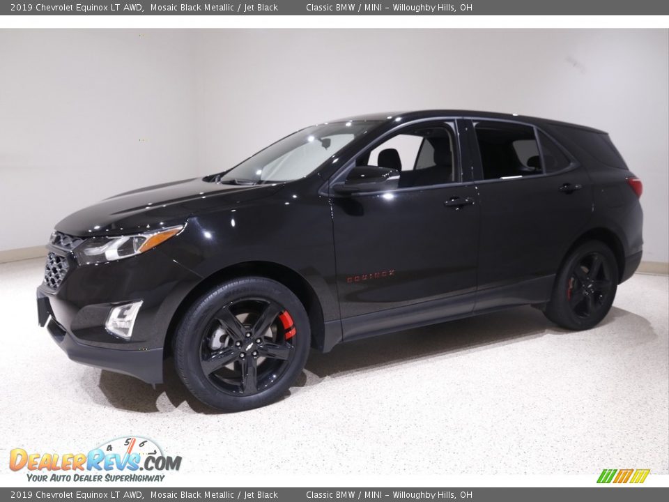 2019 Chevrolet Equinox LT AWD Mosaic Black Metallic / Jet Black Photo #3