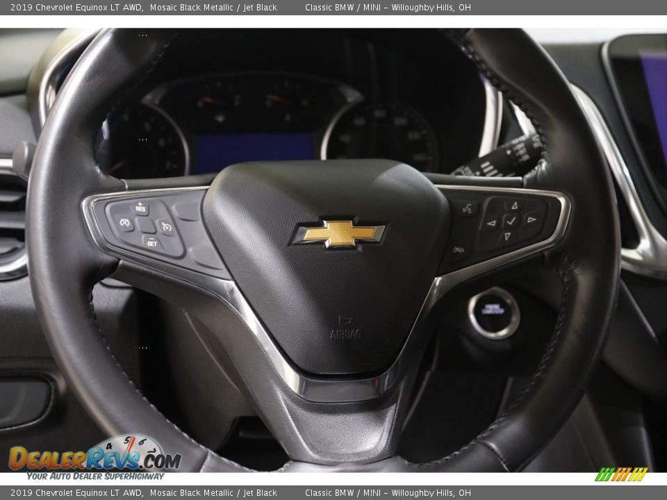 2019 Chevrolet Equinox LT AWD Mosaic Black Metallic / Jet Black Photo #7