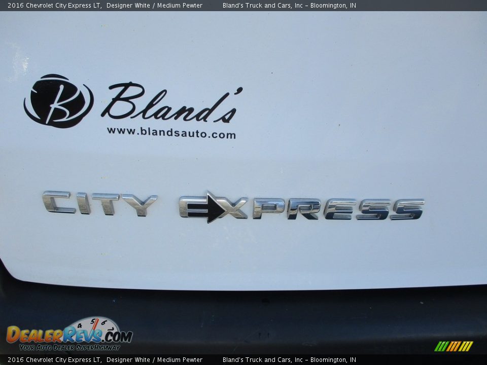 2016 Chevrolet City Express LT Designer White / Medium Pewter Photo #24