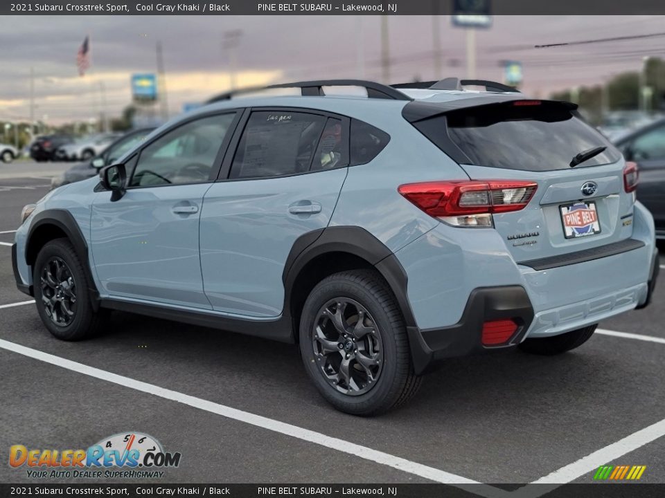 2021 Subaru Crosstrek Sport Cool Gray Khaki / Black Photo #6