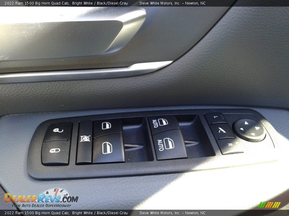 2022 Ram 1500 Big Horn Quad Cab Bright White / Black/Diesel Gray Photo #12