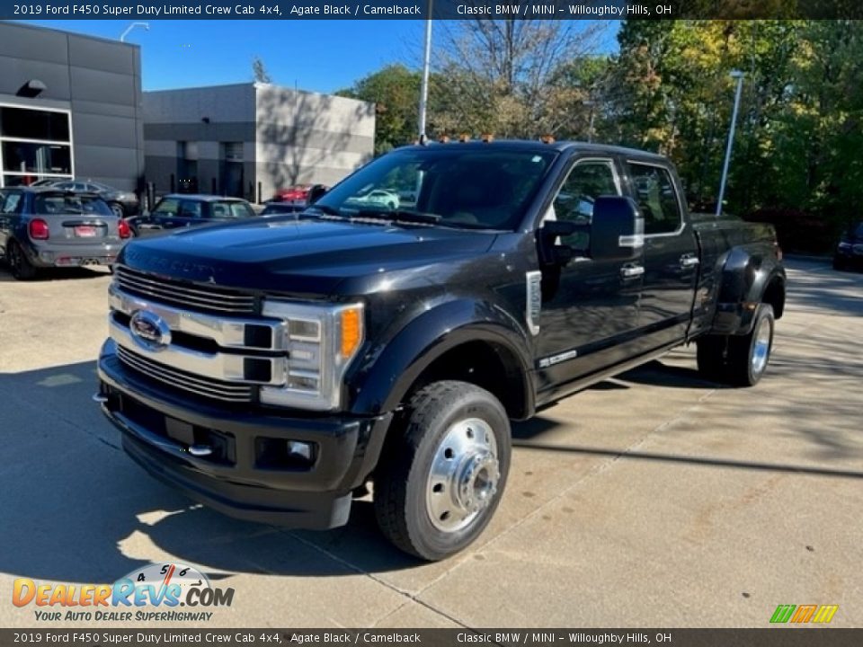 2019 Ford F450 Super Duty Limited Crew Cab 4x4 Agate Black / Camelback Photo #1