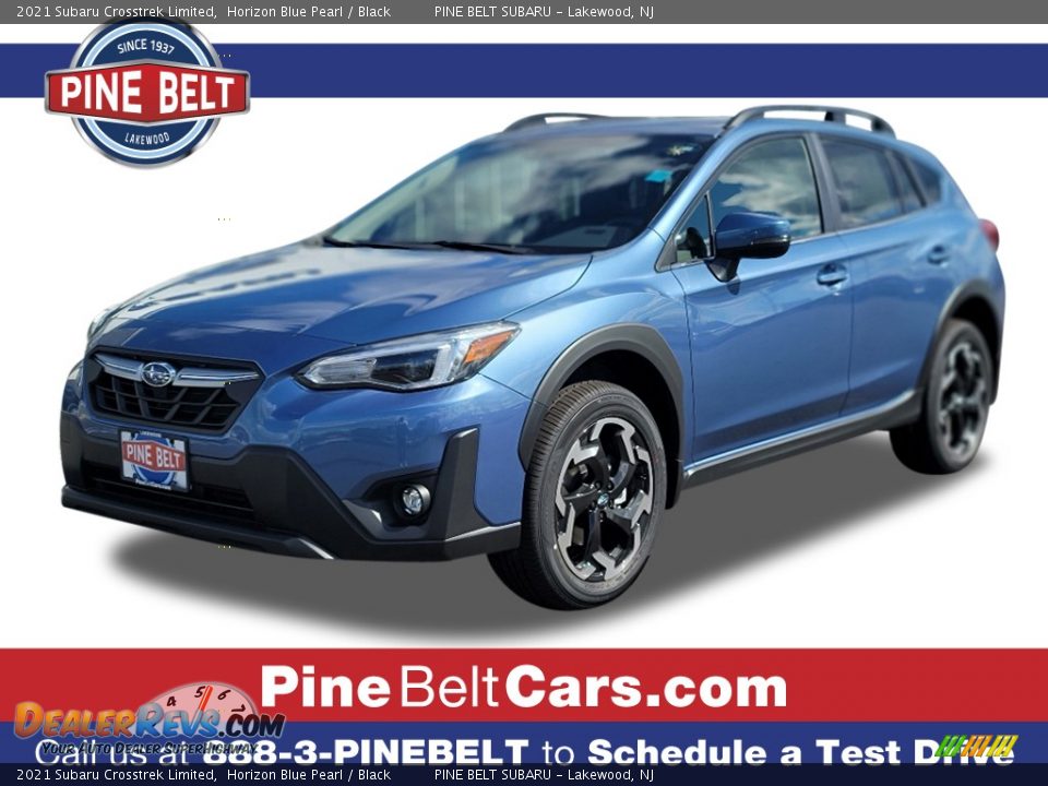 2021 Subaru Crosstrek Limited Horizon Blue Pearl / Black Photo #1