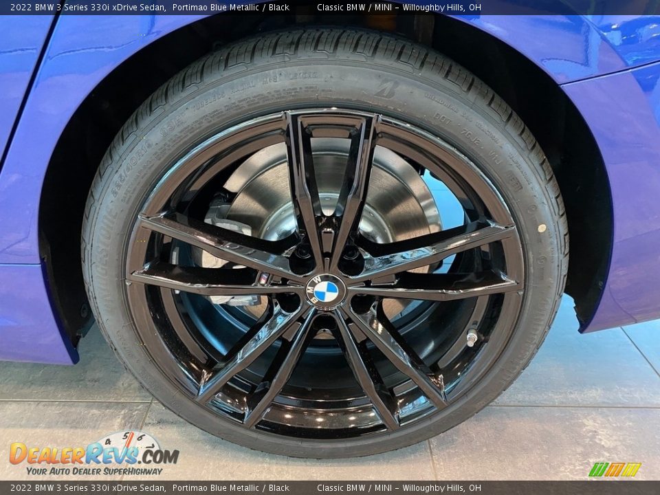 2022 BMW 3 Series 330i xDrive Sedan Portimao Blue Metallic / Black Photo #3