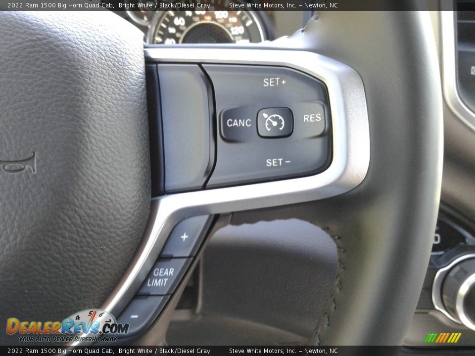 2022 Ram 1500 Big Horn Quad Cab Steering Wheel Photo #20