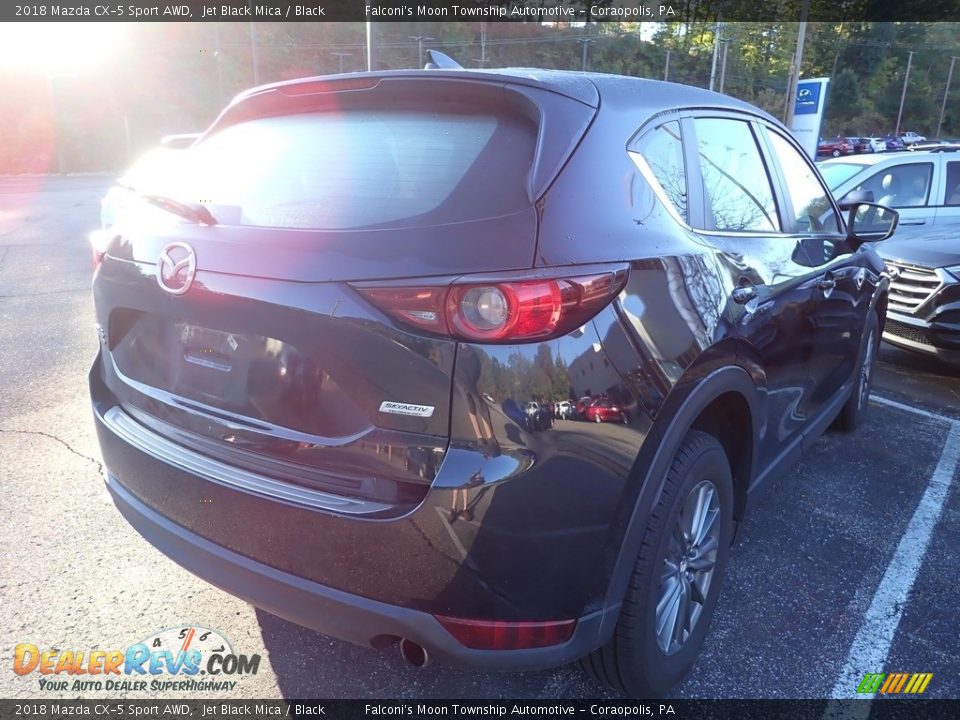 2018 Mazda CX-5 Sport AWD Jet Black Mica / Black Photo #4