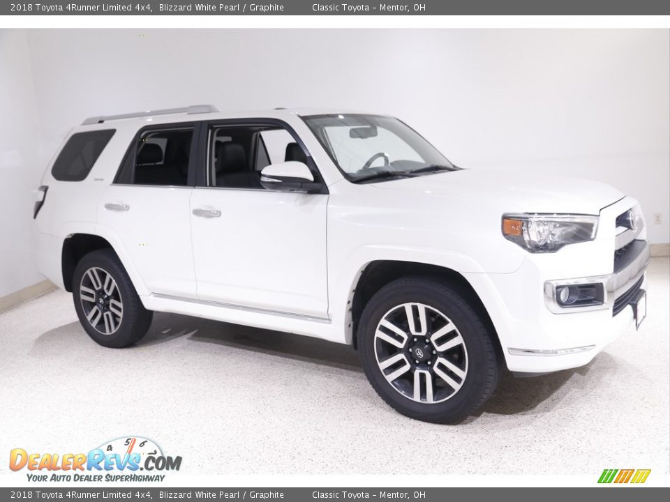 2018 Toyota 4Runner Limited 4x4 Blizzard White Pearl / Graphite Photo #1