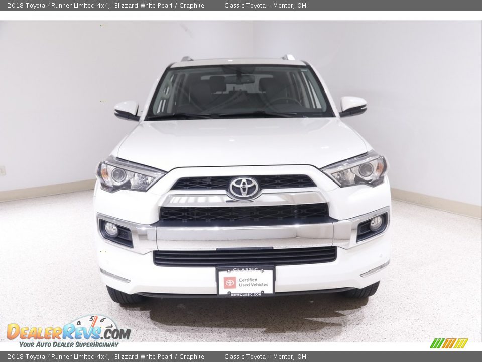 2018 Toyota 4Runner Limited 4x4 Blizzard White Pearl / Graphite Photo #2