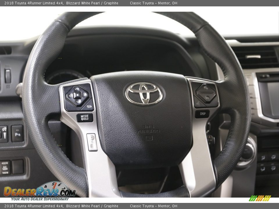 2018 Toyota 4Runner Limited 4x4 Blizzard White Pearl / Graphite Photo #7