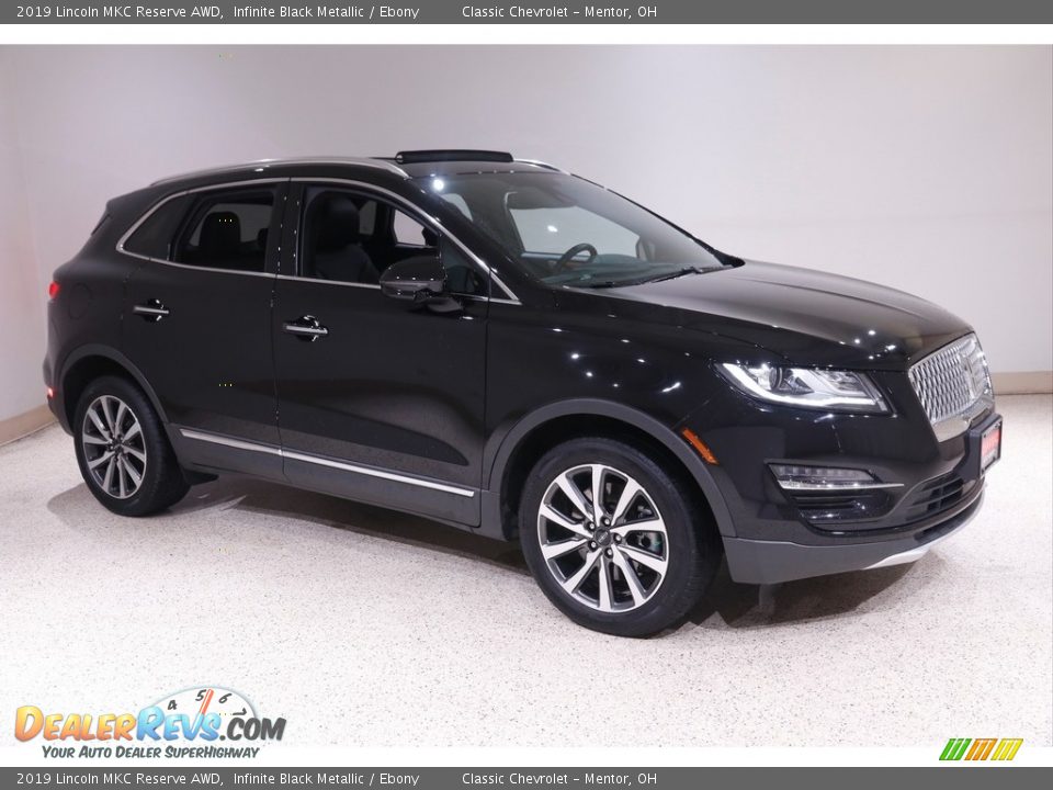 2019 Lincoln MKC Reserve AWD Infinite Black Metallic / Ebony Photo #1