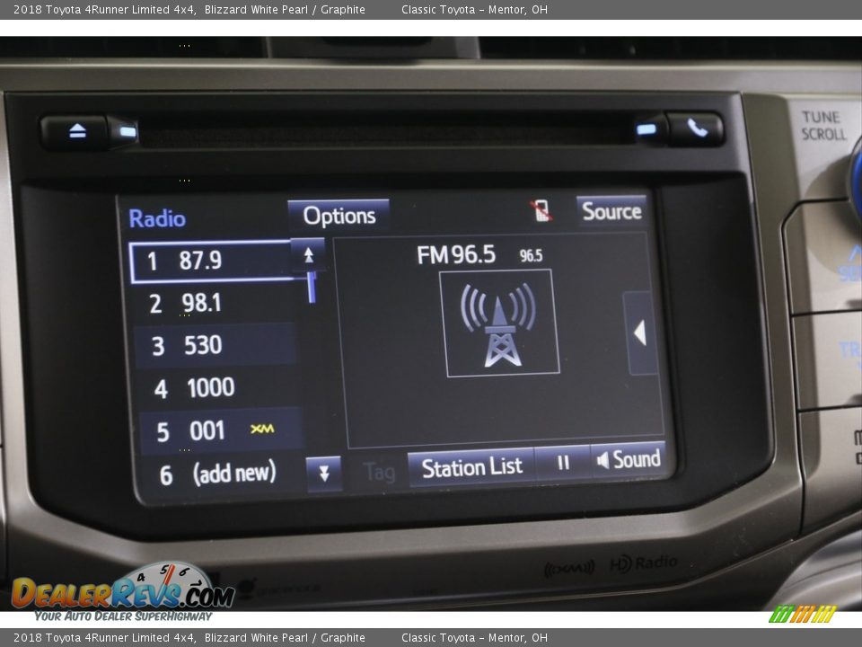 2018 Toyota 4Runner Limited 4x4 Blizzard White Pearl / Graphite Photo #10