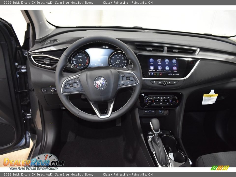 2022 Buick Encore GX Select AWD Satin Steel Metallic / Ebony Photo #11