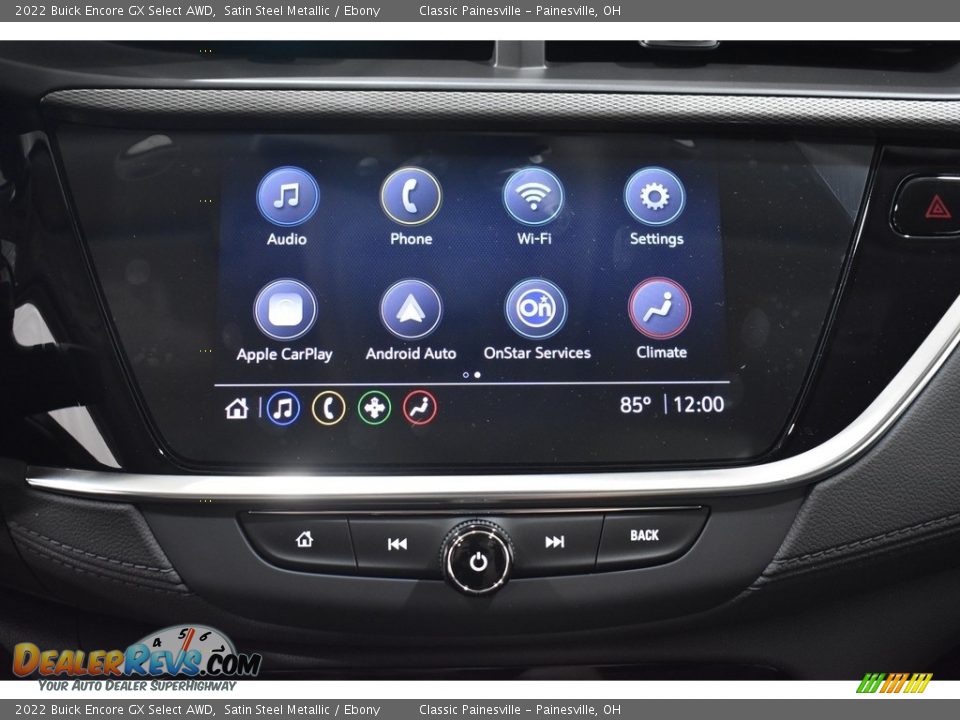 2022 Buick Encore GX Select AWD Satin Steel Metallic / Ebony Photo #12