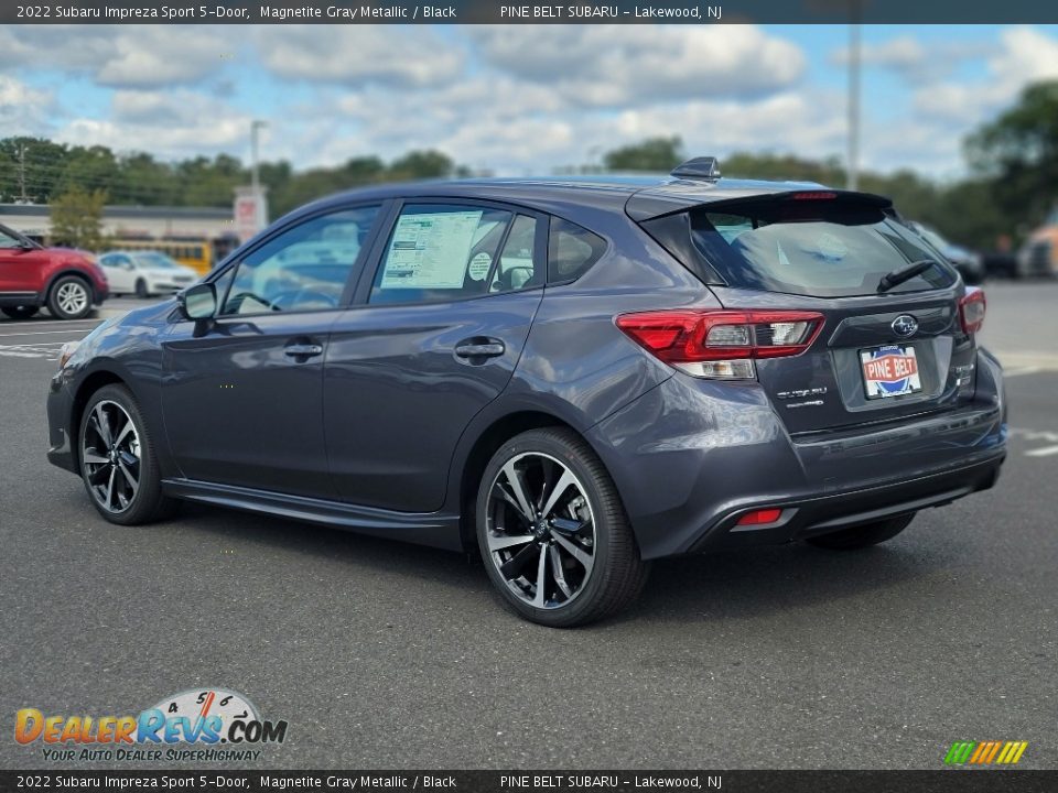 2022 Subaru Impreza Sport 5-Door Magnetite Gray Metallic / Black Photo #6