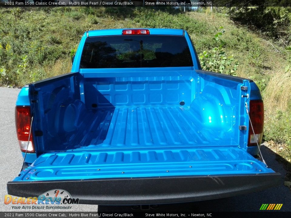 2021 Ram 1500 Classic Crew Cab Hydro Blue Pearl / Diesel Gray/Black Photo #8