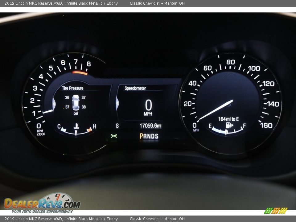 2019 Lincoln MKC Reserve AWD Gauges Photo #8