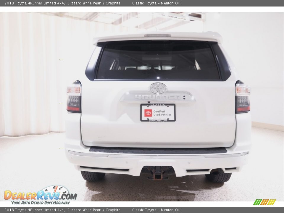 2018 Toyota 4Runner Limited 4x4 Blizzard White Pearl / Graphite Photo #20