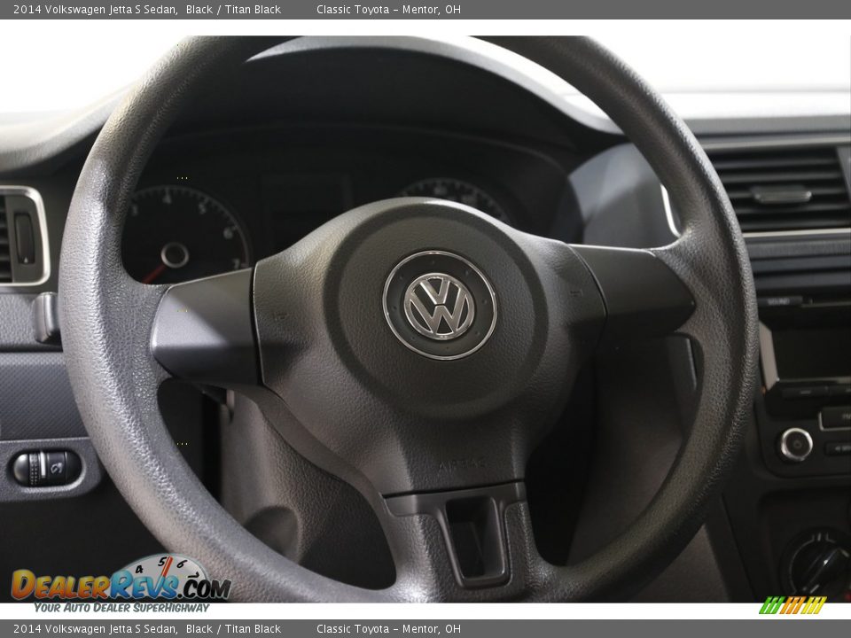 2014 Volkswagen Jetta S Sedan Black / Titan Black Photo #7
