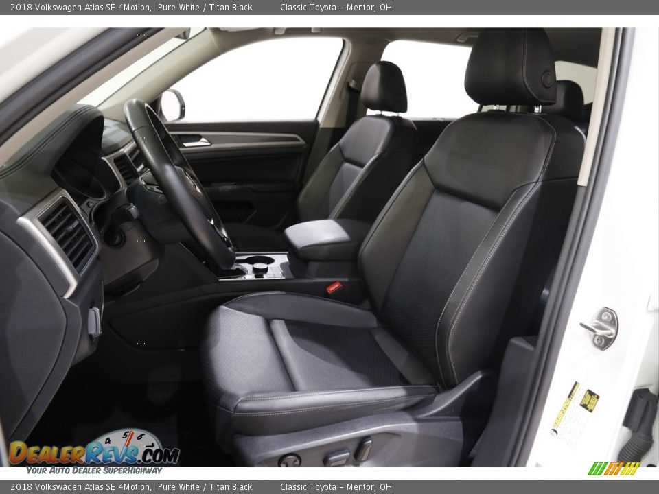 2018 Volkswagen Atlas SE 4Motion Pure White / Titan Black Photo #5
