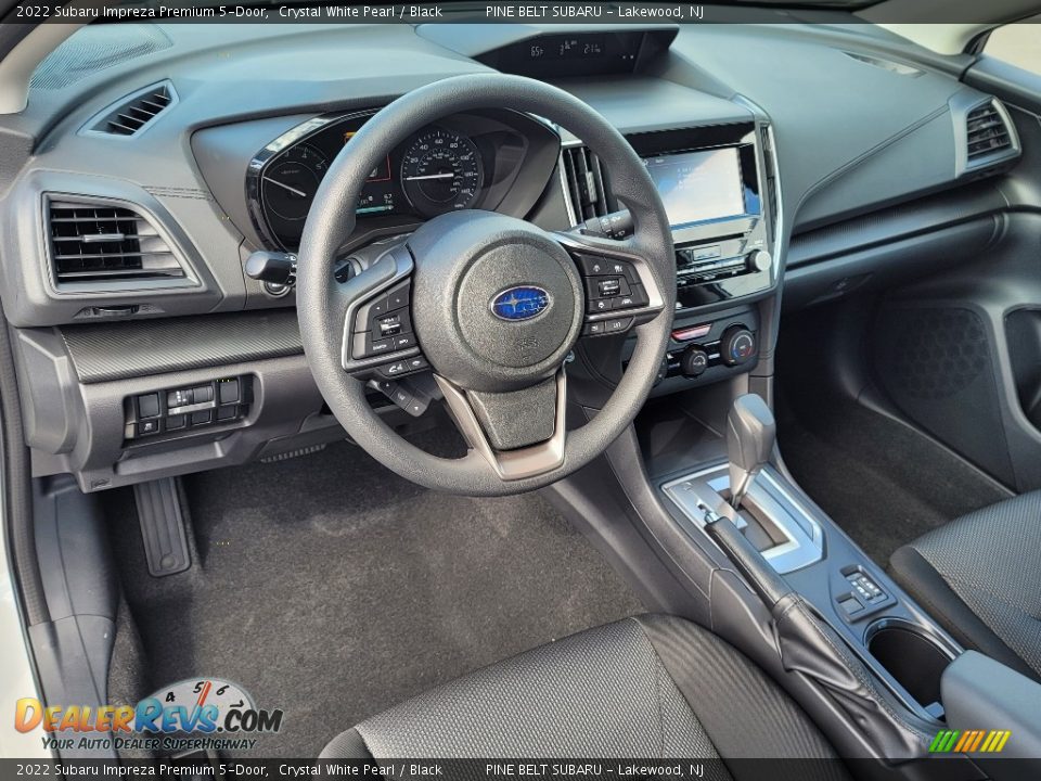 Black Interior - 2022 Subaru Impreza Premium 5-Door Photo #13