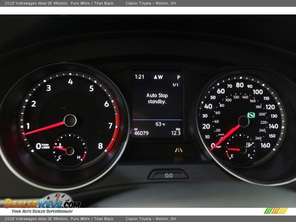 2018 Volkswagen Atlas SE 4Motion Pure White / Titan Black Photo #8