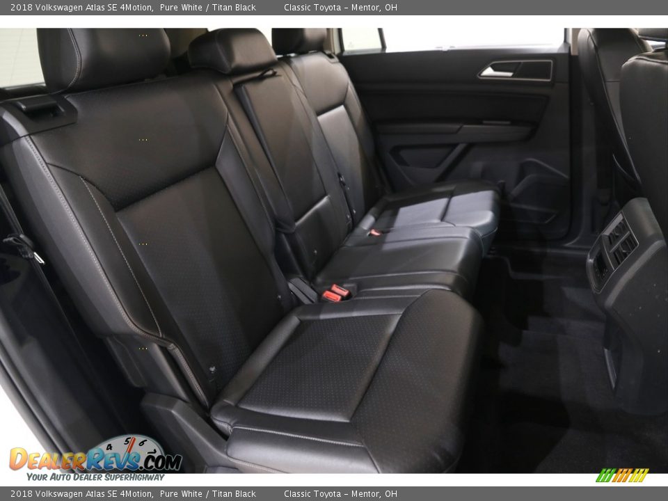2018 Volkswagen Atlas SE 4Motion Pure White / Titan Black Photo #14