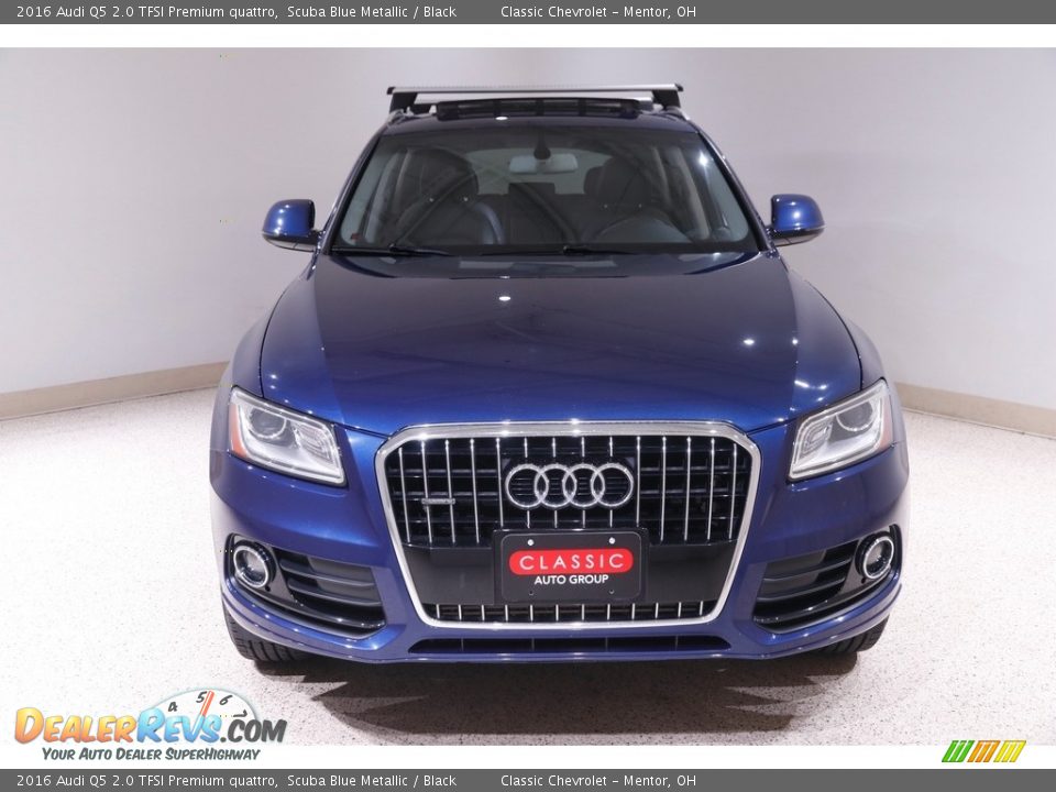 2016 Audi Q5 2.0 TFSI Premium quattro Scuba Blue Metallic / Black Photo #2