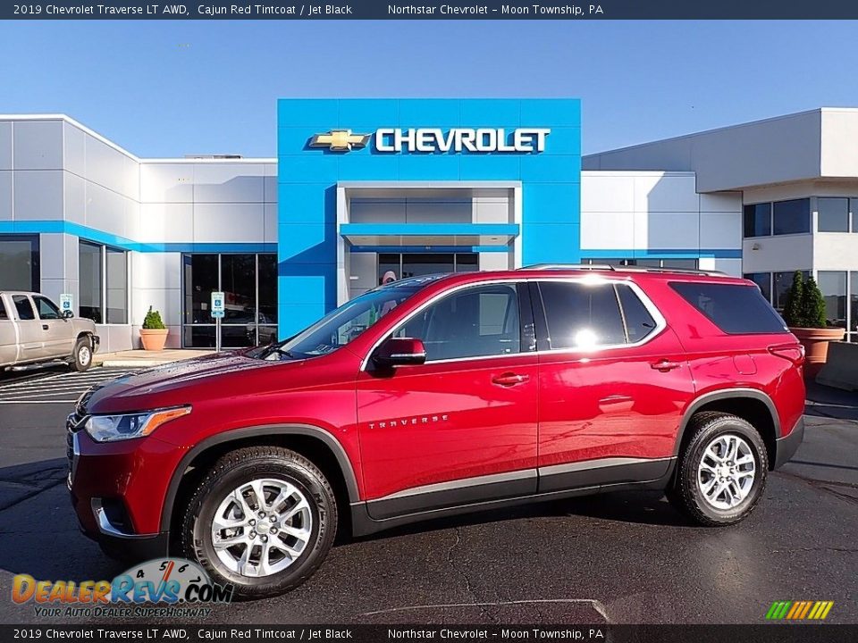 2019 Chevrolet Traverse LT AWD Cajun Red Tintcoat / Jet Black Photo #1